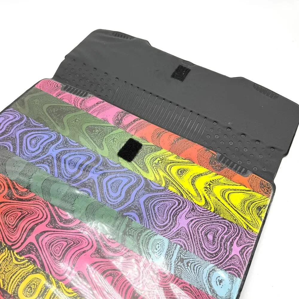 Trapper Keeper Designer Series 3 Ring Binder Multicolor Stripes Vintage 1989